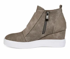 Women's Journee Collection Clara Wedge Sneakers -Fashion Shoes Shop 109221 220806 3