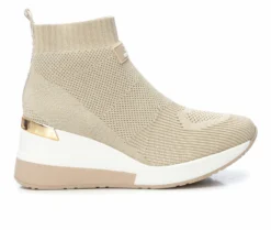 Women's Xti Grace Wedged Sneaker Booties