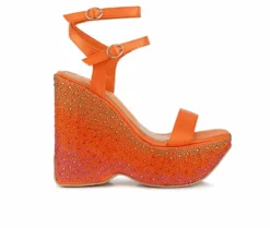 Women's London Rag Richness Platform Wedge Sandals