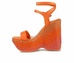 Women's London Rag Richness Platform Wedge Sandals -Fashion Shoes Shop 160345 351274 3